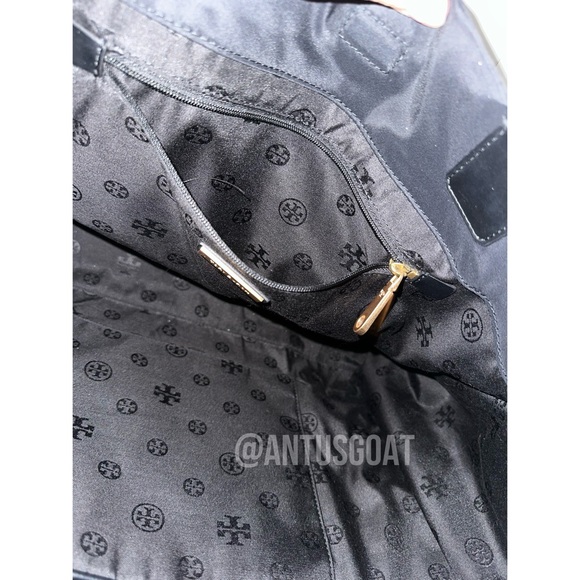 TORY BURCH ELLA TOTE BLACK - Picture 9 of 11